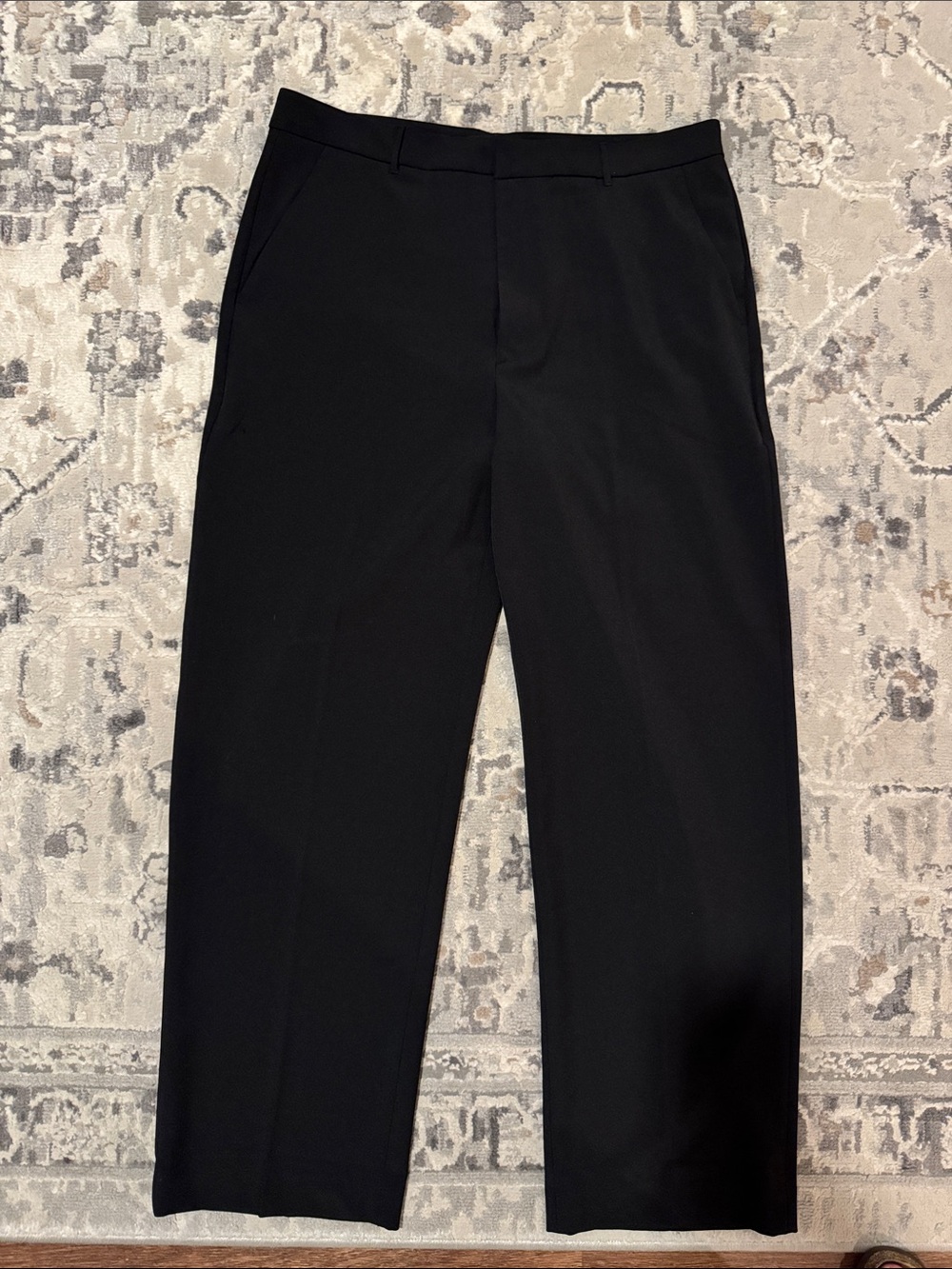 Banana Republic Black Sculpted Stretch Petite Trousers